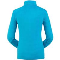 Women's Shimmer Bug Zip T-Neck - Lagoon