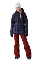W11 Women's Heavenly Jacket (Marine/Black/Mahogany Plaid) - Alt. View