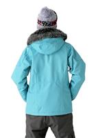 Women's Safari Jacket (Aquamarine) - Back View
