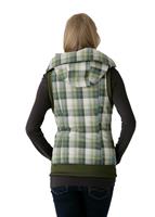 Women's Starr Vest (Canvas Prismatic Plaid) - Back View