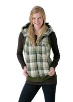 Women's Starr Vest (Canvas Prismatic Plaid) - Burton Womens Starr Vest Canvas Prismatic Plaid