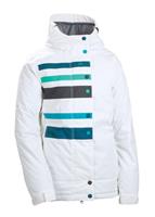 Women's Mannual Nectar Insulated Jacket (White) - Studio Shot