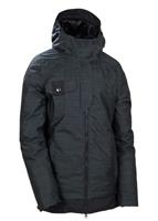 Women's Reserved Avalon Insulated Jacket (Black Twist Yarn) - Studio Shot