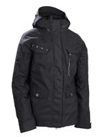 Women's Smarty Mode Jacket (Black Herringbone Plaid) - Studio Shot
