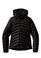 W12 Women's Down Sweater Full-Zip Hoody (Black) - Studio Shot
