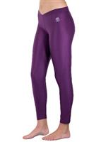 Women's Doeskin V-Waist Legging (Plum)
