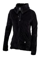 Women's Damsel Fleece Jacket (Black) - Studio Shot