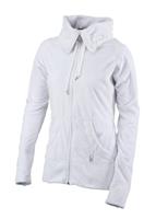 Women's Damsel Fleece Jacket (White) - Studio Shot