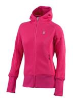 Women's Full Zip Mid-Weight Hoody (Hot Pink) - Studio Shot                                                                                                                                           