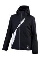 W11 Women's Volt Jacket (Black/White) - Spyder Womens Volt Jacket (Black/White) Studio Shot