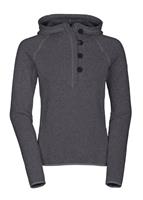 Women's Crescent Sunshine Hoodie (Graphite Grey Heather) - Studio Shot