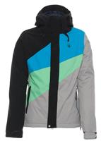 Women's Slogan Insulated Jacket (Black) - Volcom Womens Slogan Insulated Jacket (Black) Studio