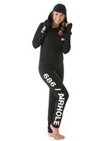 W14 Women's Airhole Thermal One Piece (Black) - 686 Womens Airhole Thermal One Piece (Black) 