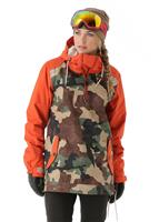 Women's Parklan Savanna Anorak (Hunter Green Camo) - 686 Womens Parklan Savanna Anorak (Hunter Green Camo)                                                                                                 