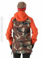 Women's Parklan Savanna Anorak (Hunter Green Camo) - 686 Womens Parklan Savanna Anorak (Hunter Green Camo) Back                                                                                            