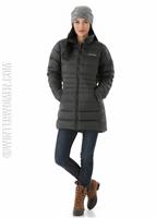 Women's Hellfire Mid Down Jacket (Black) - Columbia Womens Hellfire Mid Down Jacket (Black) Full 
