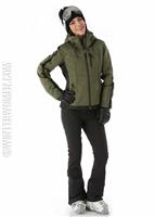 Women's Mackenzie Jacket (Stone Green) - Obermeyer Womens Mackenzie Jacket (Stone Green) Full