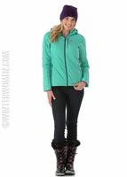 Women's Insulated Hoodie Jacket (Cascade Green) - Salomon Womens Insulated Hoodie Jacket (Cascade Green) Full