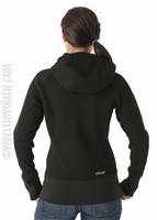Women's Ardent Full Zip Hoody Sweater (Black/Bryte Pink) - Spyder Womens Ardent Full Zip Hoody Sweater (Black/Bryte Pink) Back