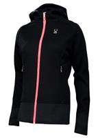 Women's Ardent Full Zip Hoody Sweater (Black/Bryte Pink) - Spyder Womens Ardent Full Zip Hoody Sweater (Black/Bryte Pink) Studio