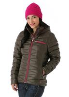 Women's Timeless Hoody GT Down Jacket (Osetra/Girlfriend) - Spyder Womens Timeless Hoody GT Down Jacket (Osetra/Girlfriend) 