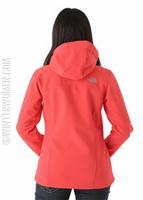 Women's Apex Bionic Hoodie (Rambutan Pink) - The North Face Womens Apex Bionic Hoodie (Rambutan Pink) Back