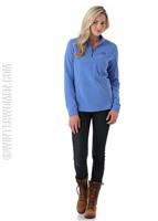 Women's Glacier 1/4 Zip (Coastline Blue) - The North Face Womens Glacier 1/4 Zip (Coastline Blue) Full