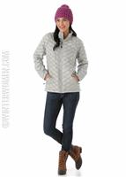 Women's Thermoball Full Zip Jacket (High Rise Grey) - The North Face Womens Thermoball Full Zip Jacket (High Rise Grey) Full