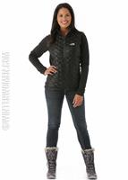 Women's Momentum Thermoball Hybrid Jacket (TNF Black/TNF Black) - The North Face Womens Momentum Thermoball Hybrid Jacket (TNF Black/TNF Black) Full