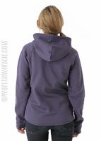 Women's Rival Hoody (Twilight Purple) - Under Armour Womens Rival Hoody (Twilight Purple) Back