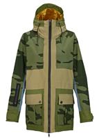 W15 LAMB Riff Parka (Army Green/Photo Cheetah/Weeds/Plaid Ikat) - Cement/Chambray/Weeds/Camo - Burton LAMB Riff Parka 