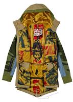 W15 LAMB Riff Parka (Army Green/Photo Cheetah/Weeds/Plaid Ikat) - Cement/Chambray/Weeds/Camo - Burton LAMB Riff Parka 
