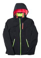 W15 Women's Pandora Jacket  - Black / Green Flash / Bryte Pink - Spyder Womens Pandora Jacket                                                                                                                          