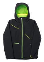 W15 Women's Prevail Jacket - Black/Green Flash/Bryte Yellow - Spyder Womens Prevail Jacket