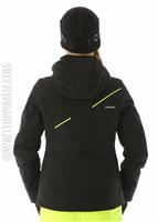 W15 Women's Prevail Jacket - Black/Green Flash/Bryte Yellow - Spyder Womens Prevail Jacket