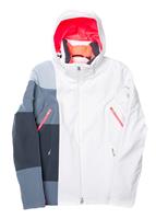 W15 Women's Temerity Jacket - White / Depth / Bryte Pink - Spyder Womens Temerity Jacket                                                                                                                         