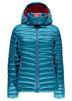 W15 Women's Timeless Hoody Down Jacket - Spyder Womens Timeless Hoody Down Jacket (Riviera/Bryte Pink) Studio                                                                                  