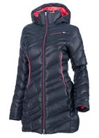 W15 Women's Timeless Long Down Jacket - Depth/Bryte Pink - Spyder Womens Timeless Long Down Jacket (Depth/Bryte Pink) Studio