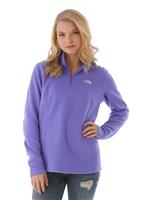 W15 Women's Glacier 1/4 Zip - Starry Purple - The North Face Womens Glacier 1/4 Zip