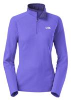 W15 Women's Glacier 1/4 Zip - Starry Purple - The North Face Womens Glacier 1/4 Zip