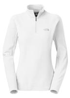 W15 Women's Glacier 1/4 Zip - TNF White - The North Face Womens Glacier 1/4 Zip