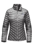 Women's Thermoball Full Zip Jacket - Mid Grey/Coastal Fjord Blue - The North Face Womens Thermoball Full Zip Jacket - WinterWomen.com