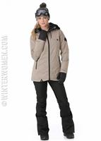 Women's Parklan Fortune Insulated Jacket - Khaki Sublimation - 686 Womens Parklan Fortune Insulated Jacket - WinterWomen.com