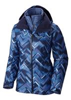 Women's Whirlibird Interchange 3-in-1 Jacket - Ebony Blue Geo - Columbia Womens Whirlibird Interchange 3-in-1 Jacket - WinterWomen.com                                                                                