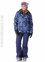 Women's Whirlibird Interchange 3-in-1 Jacket - Ebony Blue Geo - Columbia Womens Whirlibird Interchange 3-in-1 Jacket - WinterWomen.com                                                                                