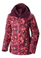 Women's Whirlibird Interchange 3-in-1 Jacket - Punch Pink Floral - Columbia Womens Whirlibird Interchange 3-in-1 Jacket - WinterWomen.com                                                                                