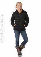 Women's StretchDown Jacket - Black - Mountain Hardwear Womens StretchDown Jacket - WinterWomen.com
