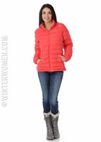 Women's StretchDown Jacket - Scarlet Red - Mountain Hardwear Womens StretchDown Jacket - WinterWomen.com