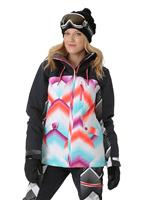 Roxy Women's Wildlife Jacket - Pop Snow Ocean Spray / Granatina - Roxy Womens Wildlife Jacket - WinterWomen.com                                                                                                         