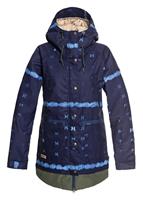 Women's Riji Jacket - Dark Blue Mud Cloth - DC Womens Riji Jacket - WinterWomen.com                                                                                                               